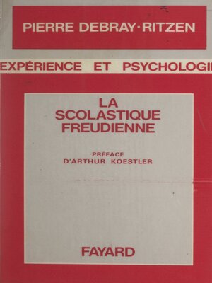 cover image of Le scolastique freudienne